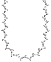 Eliot Danori Rhodium-Plated Mixed Metal Vine Necklace, Created for Macy's