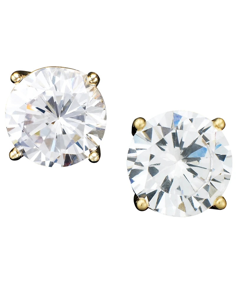 Giani Bernini 18k Gold over Sterling Silver Earrings, Cubic Zirconia (4 ct. t.w.)