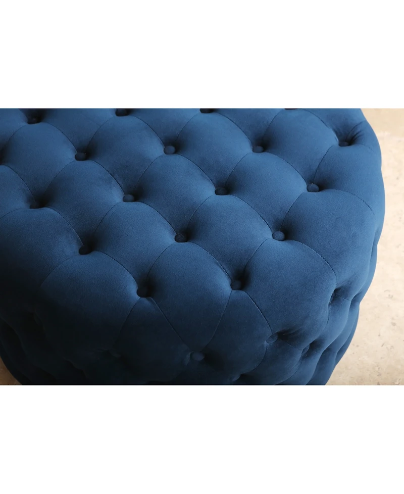 Fenell Round Ottoman