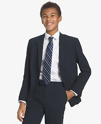 Calvin Klein Big Boys Gemstone Striped Zipper Necktie