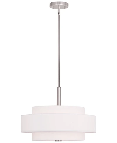 Livex Meridian 4- Light Metal Pendant