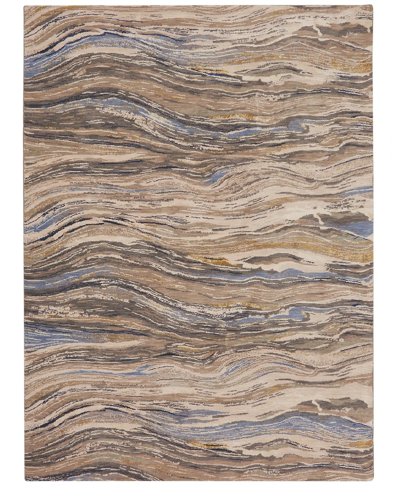 Closeout! Karastan Enigma Continuum Smokey Gray 2'4" x 7'10" Runner Rug