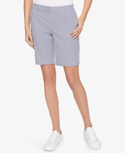 Tommy Hilfiger Women's Th Flex 9 Inch Hollywood Bermuda Shorts