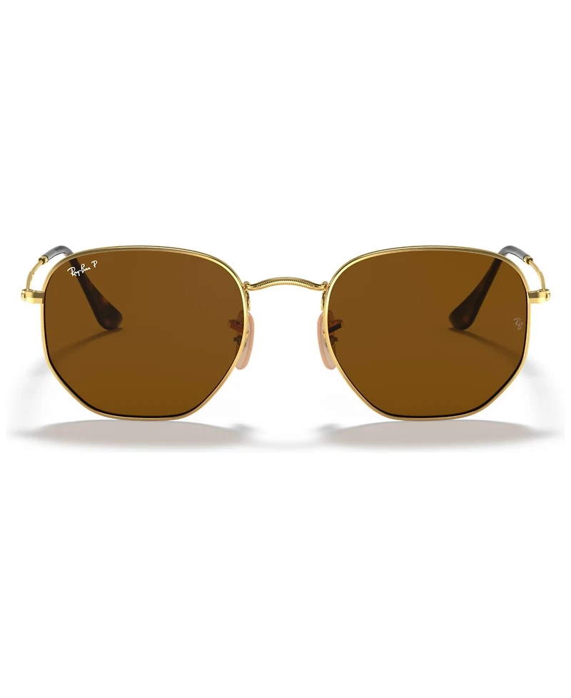Ray-Ban Unisex Polarized Sunglasses, RB3548N Hexagonal Washed Evolve