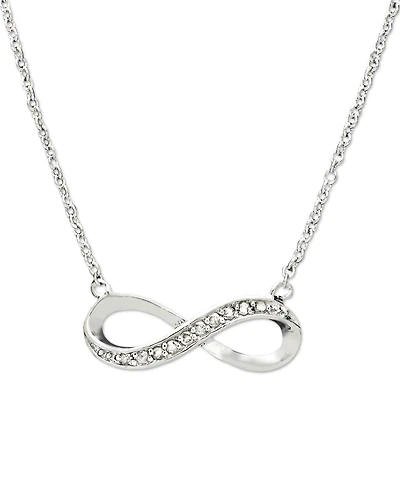 Diamond Infinity Pendant in Sterling Silver (1/10 ct. t.w.)
