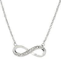 Diamond Infinity Pendant in Sterling Silver (1/10 ct. t.w.)