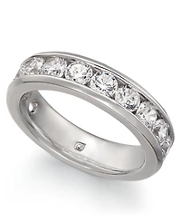 Diamond Channel Band (2 ct. t.w.) 14k White Gold