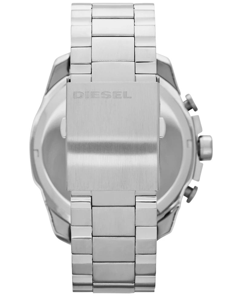 Diesel Men's Chronograph Mega Chief Stainless Steel Bracelet Watch 59x51mm DZ4308