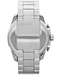 Diesel Men's Chronograph Mega Chief Stainless Steel Bracelet Watch 59x51mm DZ4308