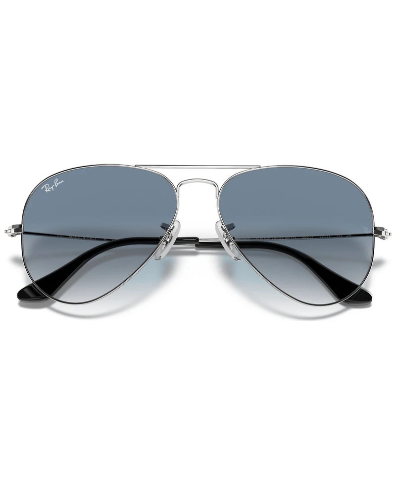 Ray-Ban Unisex Sunglasses, RB3025 Aviator Gradient
