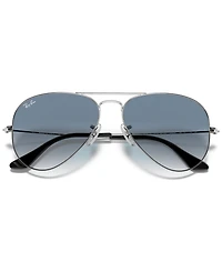 Ray-Ban Unisex Sunglasses, RB3025 Aviator Gradient