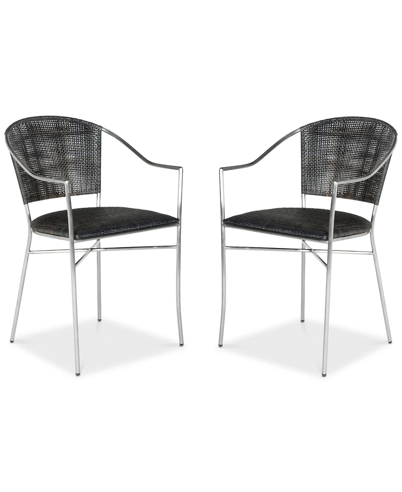 Honner Set of 2 Arm Dining Chairs