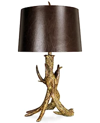 StyleCraft Three Faux Antler Table Lamp