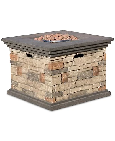 Esten Square Gas Fire Pit