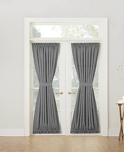Grant Room Darkening Rod Pocket Door Curtain Panel