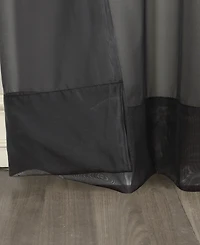 Sheer Voile Rod Pocket Curtain Panel