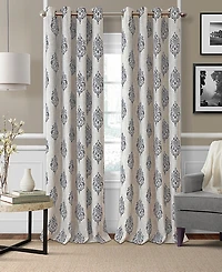 Elrene Home Fashions Navara Medallion Room Darkening Window Curtain