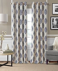 Elrene Home Fashions Navara Medallion Room Darkening Window Curtain