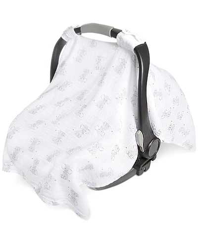 aden by aden + anais Baby Boys or Baby Girls Elephant Car Seat Canopy
