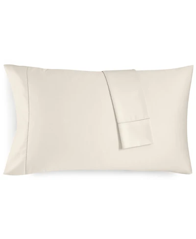 Charter Club Solid 550 Thread Count 100% Cotton Pillowcase Pair, King, Exclusively at Macy's