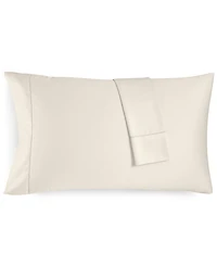 Charter Club Solid 550 Thread Count 100% Cotton Pillowcase Pair, King, Exclusively at Macy's