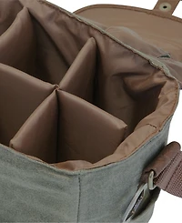 Legacy by Picnic Time Khaki Green & Brown Beer Caddy Cooler Tote with Opener