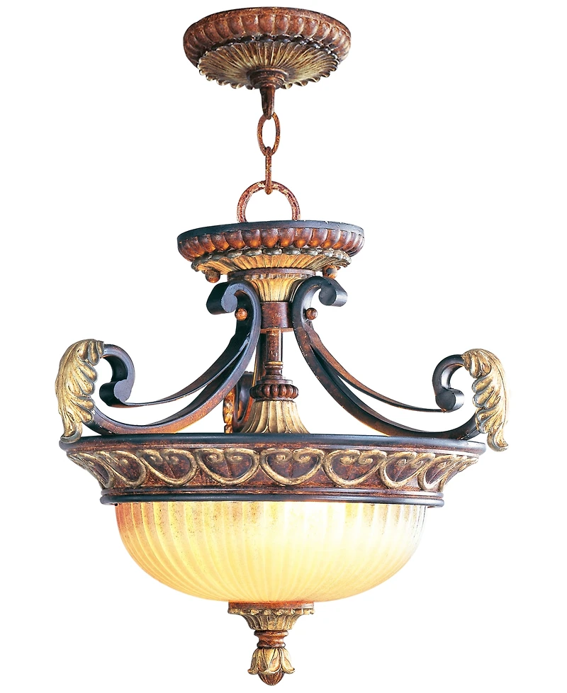Livex Villa Verona Semi-Flush Light