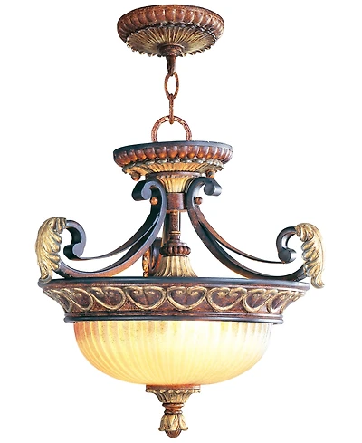 Livex Villa Verona Semi-Flush Light