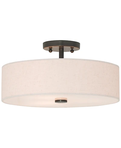 Livex Meridian Semi Flush Light