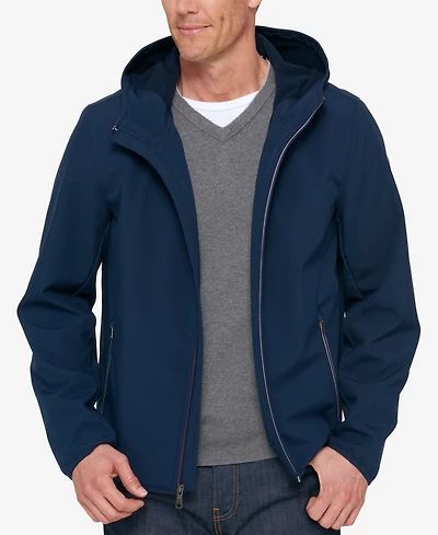 Tommy Hilfiger Men's Hooded Soft Shell Jacket