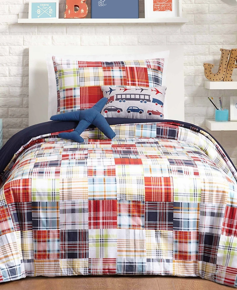 Urban Playground Bryce Reversible 4-Pc. Comforter Set, Twin