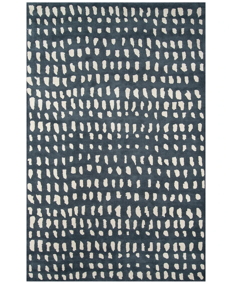 Novogratz by Momeni Delmar DEL11 Blue 2' 3" x 8' Runner Area Rug