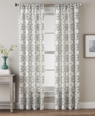 Lotus Harmony Geometric Print Curtain Collection