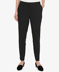 Tommy Hilfiger Twill Slim-Leg Ankle Dress Pants