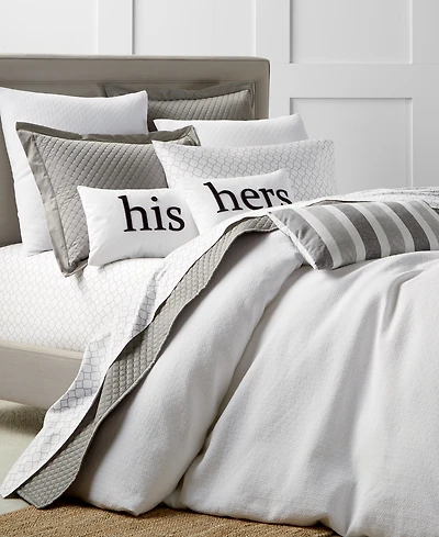 Charter Club Diamond Dot Cotton 2-Pc. Duvet Cover Set, Twin, Exclusively at Macy's