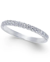 Diamond Pave Band (1/4 ct. t.w.) 14k White or Yellow Gold