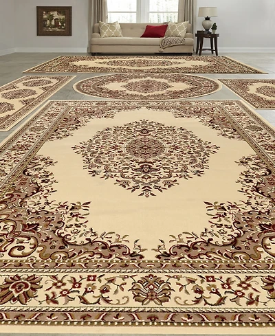 Closeout! Km Home Vienna Kerman Red 5-Pc. Rug Set