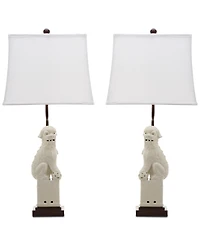 Safavieh Foo Dog Set of 2 Table Lamps