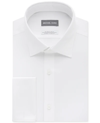 Regular Fit Airsoft Non-Iron Performance French Cuff Dress Shirt