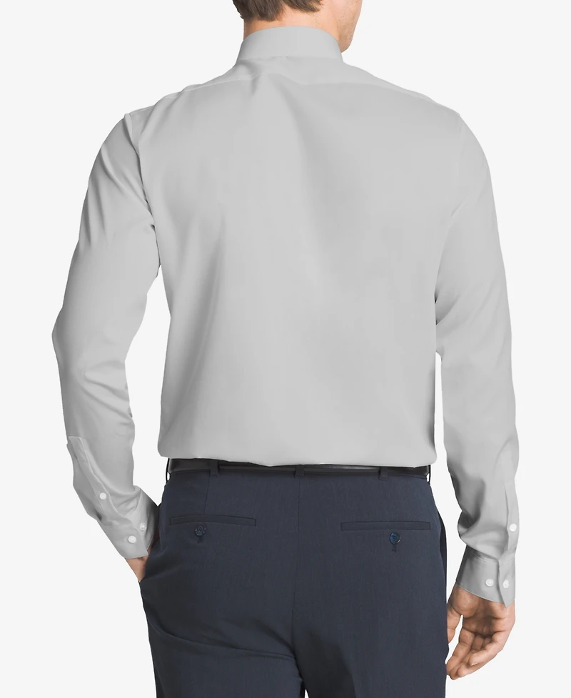 Calvin Klein Steel Men's Slim-Fit Non-Iron Herringbone Dress Shirt