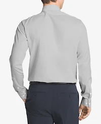 Calvin Klein Steel Men's Slim-Fit Non-Iron Herringbone Dress Shirt
