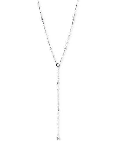 Dkny Logo Crystal Station Y-Necklace