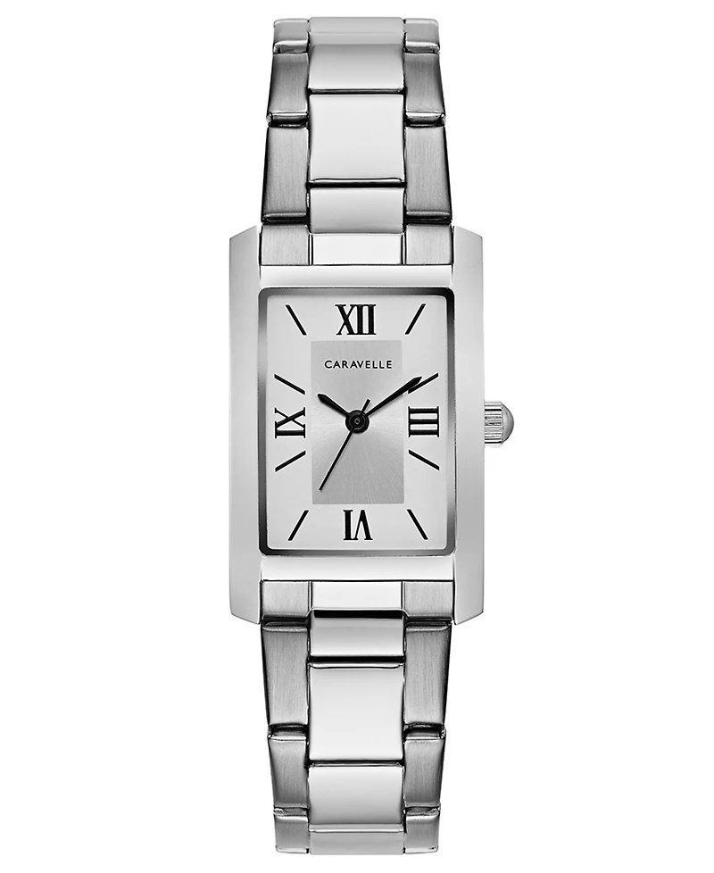 Caravelle Designed by Bulova Women's Stainless Steel Bracelet Watch 21x33mm