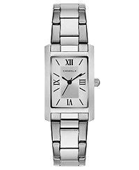 Caravelle Designed by Bulova Women's Stainless Steel Bracelet Watch 21x33mm