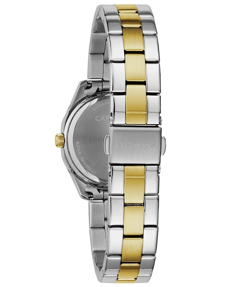 Caravelle Designed by Bulova Women's Two-Tone Stainless Steel Bracelet Watch 28mm