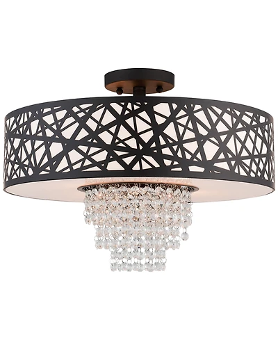 Livex Allendale 4-Light Semi Flush
