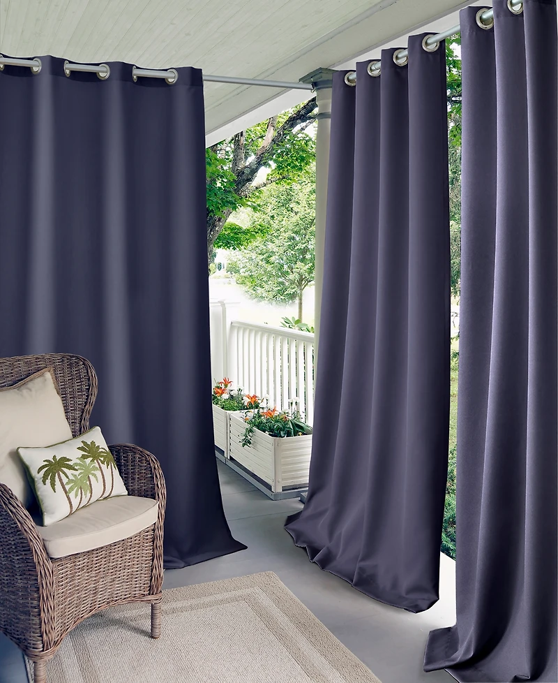 Elrene Home Fashions Connor Solid Indoor Outdoor Window Curtain