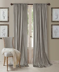 Elrene Athena Rod Pocket 52" x 84" Pair of Curtain Panels with Scarf Valance, Set of 3