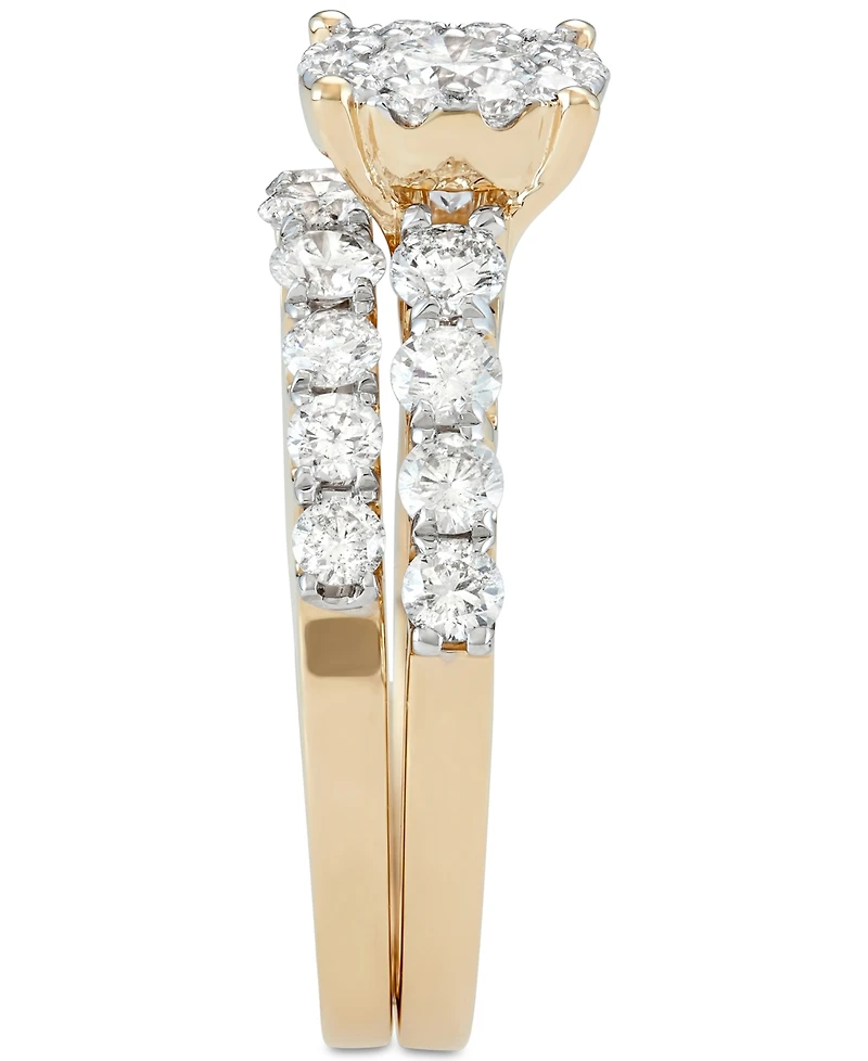 Diamond Bridal Ring Set (2 ct. t.w.) in 14k White Gold or Gold