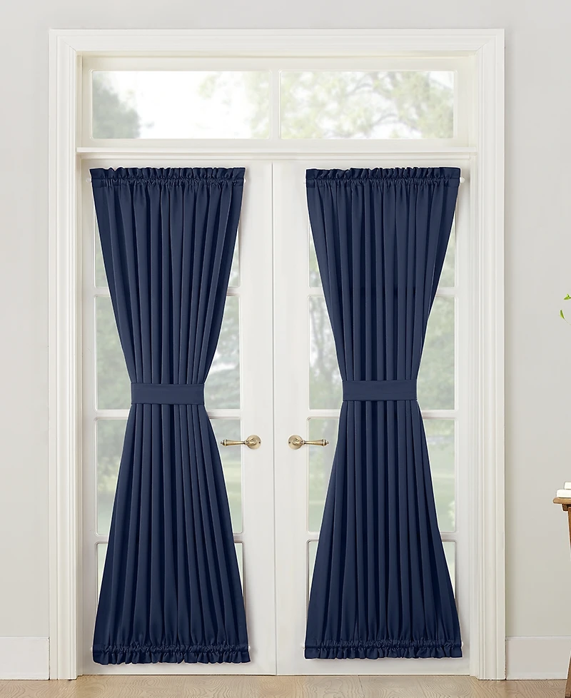 Grant Room Darkening Rod Pocket Door Curtain Panel